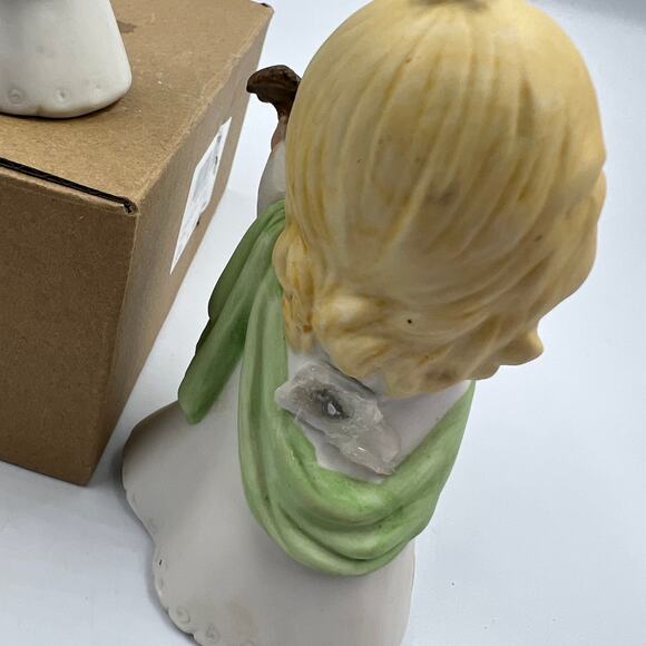 Vintage Set 3 Homco Christmas Ceramic Carolers Holiday Figurines Harp Mandolin - Picture 9 of 14